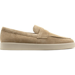 Clarks Lockford Ανδρικά Μοκασίνια Loafers Καστόρινα Μπεζ 26186190