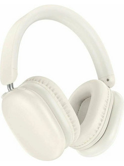 Bonofone BO27 Ασύρματα RF Bluetooth Ακουστικά Over Ear Λευκά