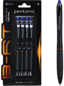 Linc Pentonic Σετ Στυλό Διαρκείας 0.7mm Μπλε 4τμχ