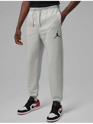 Jordan Air Ανδρικό Παντελόνι Φόρμας Fleece με Λάστιχο Γκρι IR0331-050