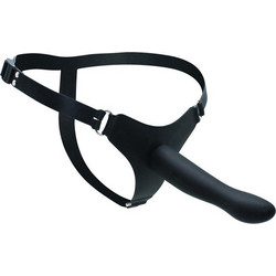 Rimba Harness Strap On με Dildo 16cm Μαύρο R9102