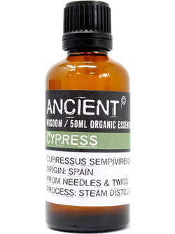 Ancient Wisdom Βιολογικό Αιθέριο Έλαιο Κυπαρίσσι 50ml