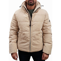 Camaro Ανδρικό Μπουφάν Χειμωνιάτικο Puffer Μπεζ 25520-160-073