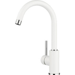 Blanco Mida 519418 Μπαταρία Κουζίνας Πάγκου Διπλής Παροχής Ανάμεικτη Λευκή