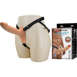 Pretty Love Landon Harness Strap On με Dildo 25cm Flesh