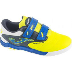 Joma Cancha Jr 2609 IN CAJS2609INV Παιδικά Ποδοσφαιρικά Παπούτσια Σάλας Κίτρινα Μπλε