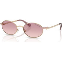 Swarovski SK7033 401368 Γυαλιά Ηλίου Οβάλ Μεταλλικά Χρυσά με Ροζ Φακό