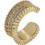 RO Accessories Γυναικείο Σκουλαρίκι Cuff Xρυσό EC205