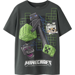 Name It Minecraft Παιδικό T-Shirt Κοντομάνικο Κυπαρισσί 13252199