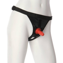 Doc Johnson Vac-U-Lock Ultra with Plug Harness Strap On 13.4cm Κόκκινο