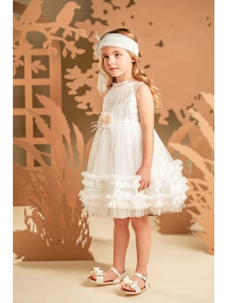 Baby Bloom Βαπτιστικό Φόρεμα 2τμχ 126-110
