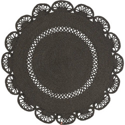 Ανατόλια Jut Χαλί Στρογγυλό 120cm 101 Anthracite
