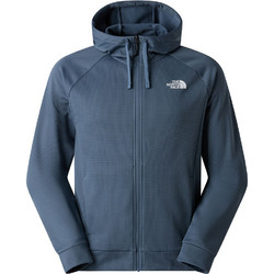 The North Face Ανδρική Ζακέτα Φούτερ με Κουκούλα και Φερμουάρ Ανθρακί NF0A8DVYLGW