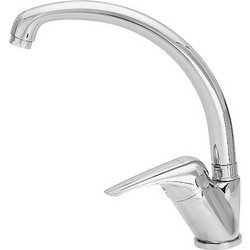 Viospiral Modea 99100243 Μπαταρία Κουζίνας Πάγκου Διπλής Παροχής Ανάμεικτη Inox