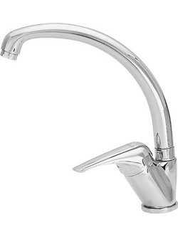 Viospiral Modea 99100243 Μπαταρία Κουζίνας Πάγκου Διπλής Παροχής Ανάμεικτη Inox