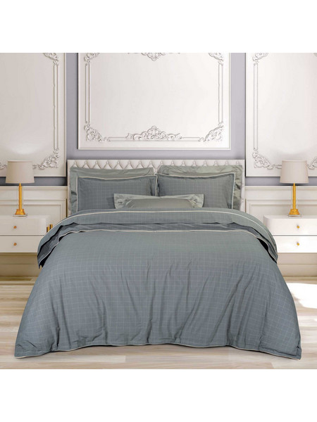 Greenwich Polo Club Σετ Σεντόνια King Size Βαμβακερά 250x270 Essential 2373 Grey