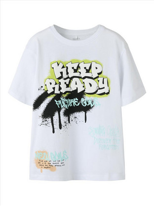 Name It Παιδικό T-Shirt Κοντομάνικο Λευκό 13254326