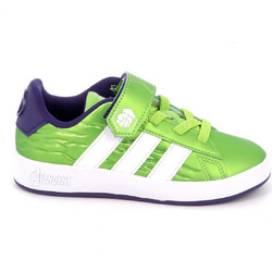 Adidas Grand Court Hulk Παιδικά Sneakers Lime Navy Μπλε HP3607