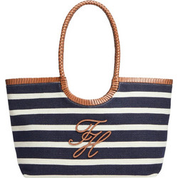 Tommy Hilfiger Υφασμάτινη Τσάντα Θαλάσσης Ώμου Μπλε AW0AW18400