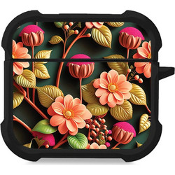 Sonique 3D Flower Series Θήκη Σιλικόνης για Apple AirPods 4 Σομόν