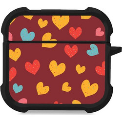 Sonique Heart Series Θήκη Σιλικόνης για Apple AirPods 4 Μπορντό