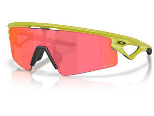 Oakley OO9531 06 Ανδρικά Γυαλιά Ηλίου Μάσκα Κοκάλινα Κίτρινα με Ροζ Φακό