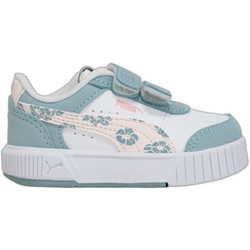 Puma Carina Παιδικά Sneakers Βεραμάν Λευκά 405632-01