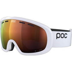 Poc Fovea Mid 408428703 Μάσκα Σκι & Snowboard Ενηλίκων Λευκή με Φακό Καθρέπτη Χρυσό