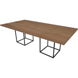 Line Art Iron Γραφείο Συνεδριάσεων Ξύλινο 240x120x75cm LAG4012