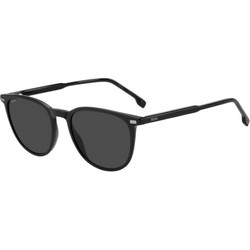 Hugo Boss HG1881/S 807/IR Ανδρικά Γυαλιά Ηλίου Τετράγωνα Κοκάλινα Μαύρα με Μαύρο Φακό