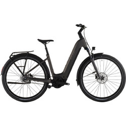 Cube Touring Hybrid Comfort SLX 800 Easy Entry Γυναικείο Ηλεκτρικό Ποδήλατο Trekking 28" 800W με 5 Ταχύτητες και Δισκόφρενα Μαύρο