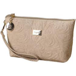 Fragola PC014ART Γυναικείο Νεσεσέρ με Θήκες 21x4x12cm Dark Beige