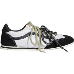 Vans Super Lowpro Γυναικεία Sneakers Λευκά Μαύρα VN000D83IAS