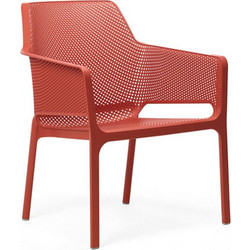 Nardi Net Relax Πολυθρόνα Κήπου Κόκκινη 50421009