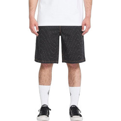 Volcom Ανδρική Βερμούδα Τζιν Μαύρη A0912612-BKS