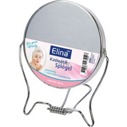 Elina Med Διπλός Επιτραπέζιος Καθρέπτης Μακιγιάζ Μεγεθυντικός x3 9.5cm