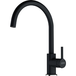 Franke Lina Standard XL 3156601041 Μπαταρία Κουζίνας Πάγκου Διπλής Παροχής Ανάμεικτη Μαύρη