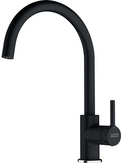 Franke Lina Standard XL 3156601041 Μπαταρία Κουζίνας Πάγκου Διπλής Παροχής Ανάμεικτη Μαύρη