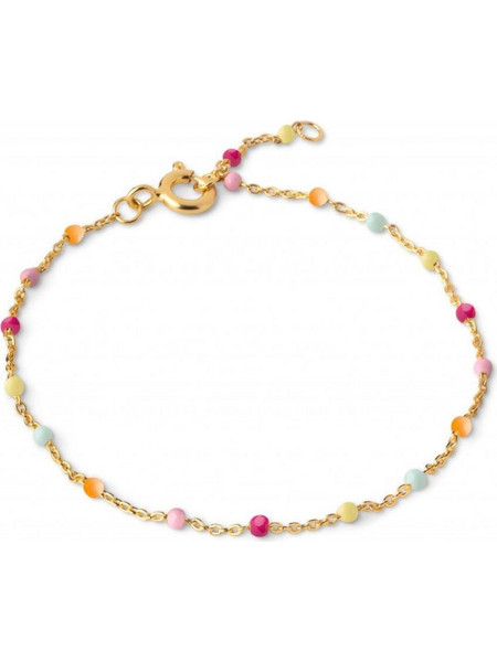 Enamel Copenhagen Lola Rainbow Γυναικείο Βραχιόλι Αλυσίδα από Ασήμι 925 Επιχρυσωμένο B66G