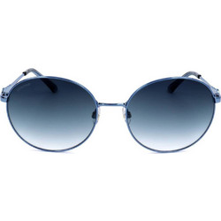 Swarovski SK0180 84Z Ανδρικά Γυαλιά Ηλίου Στρογγυλά Μεταλλικά Μπλε με Μπλε Φακό
