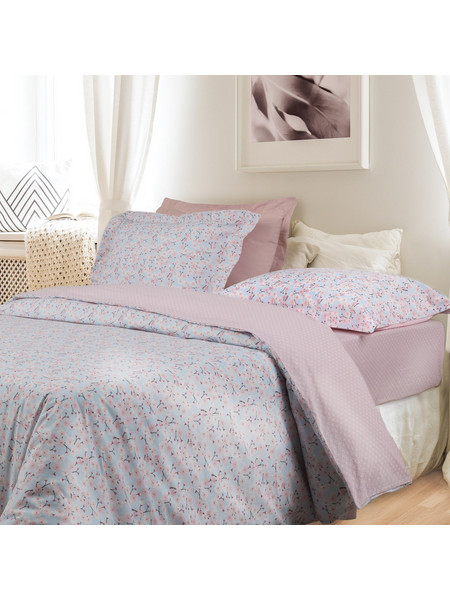 Das Home Σετ Σεντόνια Υπέρδιπλα Βαμβακερά 240x260 Happy 9695 Blue Pink