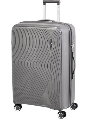 Bartuggi 724-19.51 Βαλίτσα Καμπίνας 55x38.5x22cm με 4 Ρόδες Γκρι