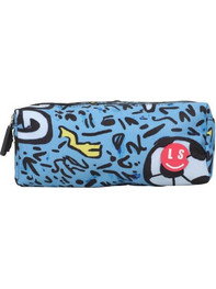 Lyc Sac Super Ball Κασετίνα Βαρελάκι με 2 Θήκες Γαλάζια 03592