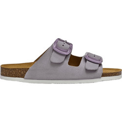 Plakton Γυναικεία Σανδάλια Suede Ανατομικά Λιλά 186317-018