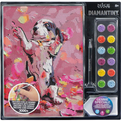 Nice Group Diamantiny Cuddly Dog Καμβάς Diamond Painting Kit 96133