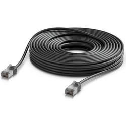 Ubiquiti F/UTP Cat.6a Καλώδιο Δικτύου Ethernet 15m Black UACC-CABLE-PATCH-OUTDOOR-C6A-15M-BK
