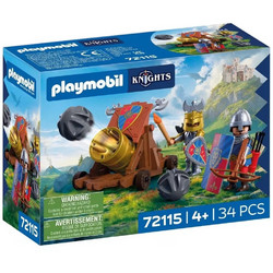 Playmobil Knights Λεοντόκαρδοι Ιππότες Με Κανόνι για 4+ Ετών 72115