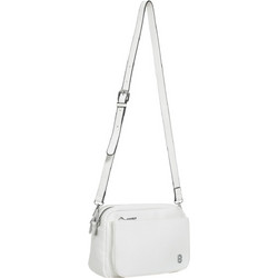 Bag to Bag Γυναικεία Τσάντα Χιαστί από Δερματίνη Λευκή με Στενό Λουρί WH2507