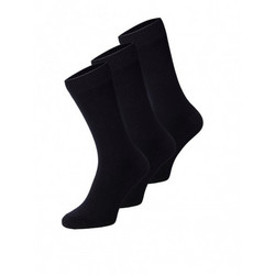 Jack & Jones Ανδρικές Κάλτσες Ψηλές Μαύρες 3Pack 12022977