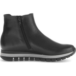 Gabor Γυναικεία Μποτάκια Αστραγάλου Suede Μαύρα 76751-57